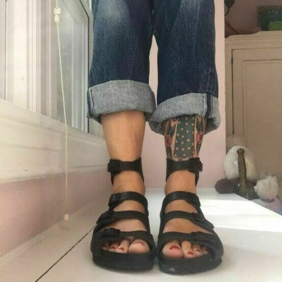 Birkenstock Athens Exquisite Gladiator Leather Sandals - Picture 3 of 14